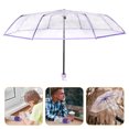 thumbnail image 1 of RUNROTOO Plastic Umbrella With Student Design For Rain Protection 1Pcs, 1 of 8
