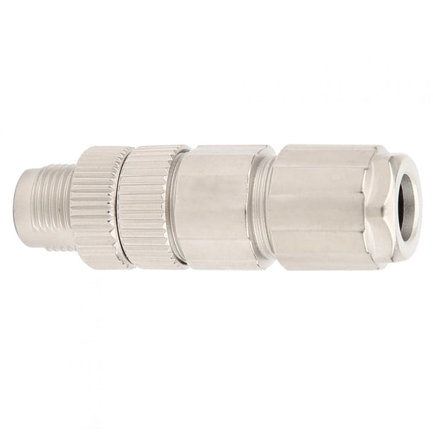 Piezas Conector Industrial M12 Piezas De Cableado Codificación X Conector Macho De 8 Núcleos Y 8 Pines Ethernet Totalmente Metálico