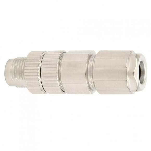 Piezas Conector Industrial M12 Piezas De Cableado Codificación X Conector Macho De 8 Núcleos Y 8 Pines Ethernet Totalmente Metálico