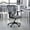 Gray Mesh, variant on Emma + Oliver High Back Designer White Mesh Executive Ergonomic Office Chair - Adjustable Arms