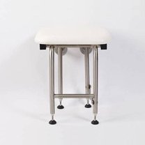 Padded Shower Seat with Legs, ADA Heavy Duty Shower Chair for Inside Shower 400lbs, 304 Stainless Steel | Shower Chair for Elderly and Disabled | Folding Shower Seat Wall Mounted, 16”x16”