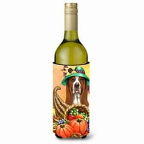 Carolines Treasures PPP3010LITERK 24 oz Basset Hound Autumn Wine Bottle Hugger
