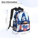 thumbnail image 2 of Disketp Cute Gnomes in USA Mochila Ligera Clásica con Múltiples Bolsillos, Mochila Casual para Hombre y Mujer, Ideal para Escuela, Trabajo y Viajes, 2 of 6