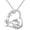 Mama Bear, variant on Animal Mother Daughter Necklace 925 Sterling Silver Mama Bear Giraffe Elephants Otters Penguins Heart Necklaces Jewelry for Mom Daughter