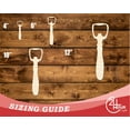 thumbnail image 3 of Unfinished Wood Bottle Opener Shape | DIY Craft Cutout 20" / 1/2", 3 of 3