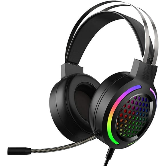 Wekity Wekity Gaming Headset FYereo Headphones Headset with Noise Canceling Microphone, AdjuFYable FYereo Gaming Headset, Bass Surround, Compatible for Family Desktop Computer, Internet CafeFY-001