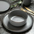 thumbnail image 7 of (2 pack) Thyme & Table Stoneware Ava Cereal Bowl, Grey, 7 of 7