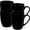 Black, variant on 16 oz White Ceramic Coffee Mug – Perfect Housewarming Gift for New Home Office, Women Men, 1 Pack