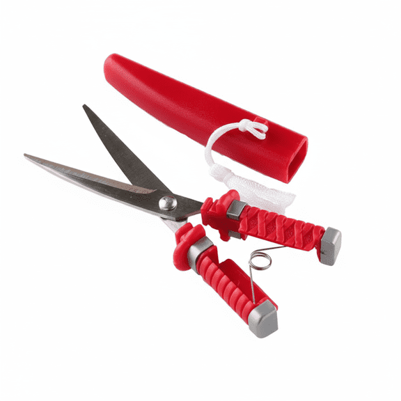 Nikken Pocket Amulet (Omamori) Sward Scissors -RED