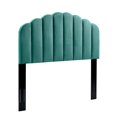 thumbnail image 2 of Modway Veronique Full/Queen Performance Velvet Headboard in Teal, 2 of 10
