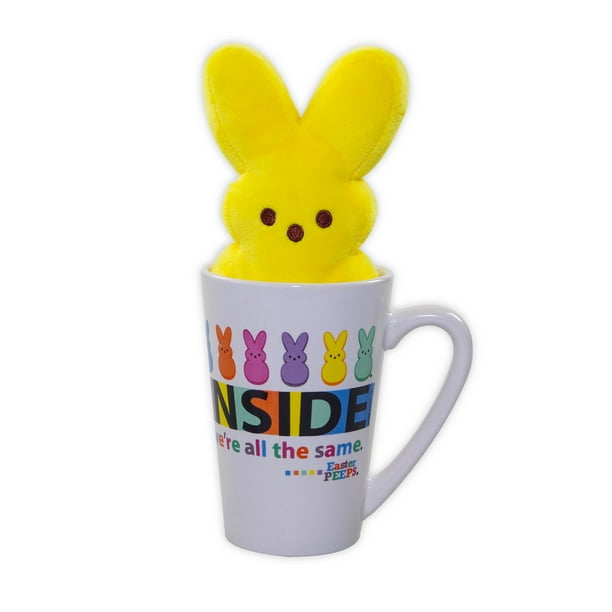 Peeps Bunny Mug Plush Yellow - Walmart.com - Walmart.com