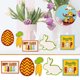 thumbnail image 2 of Juego de 5 piezas de conejito de Pascua decorativo con bandeja de adorno de madera en capas 3D de Pascua 2022 Wmkox8yii HKAHFKAH1864, 2 of 9