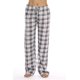 thumbnail image 1 of Pantalones de pijama de mujer con bolsillos, pantalones de pijama de cuadros de franela suave para mujer, 1 of 4