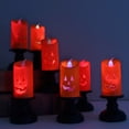 thumbnail image 6 of Miwamany 4PCS Halloween Pumpkin Lights ,Fall Decorations for Home, LED Orange Pumpkin Lights FlameLess Candles Battery Operated Thanksgiving Candles for Table Home Party Halloween Decor, 6 of 9