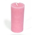 thumbnail image 3 of Beeswax Pillar Candle - 100% Pure Bees Wax - Choose Your Size and Color - Up To 72 Hour Burn Time - 2.7" W x 5.5" H - Unscented - Natural Light Honey Scent (Pink Sunset, Large), 3 of 7
