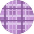 thumbnail image 1 of Ahgly Company Indoor Round Patterned Tyrian Purple Area Rugs, 8' Round, 1 of 6