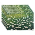 thumbnail image 2 of Field Of Daisies Reversible Placemat Non Slip Coffee Mat 18x12 Inch for Dining, Kitchen, Coffee, 2 of 9