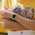 thumbnail image 2 of Correa de reloj CSJCUBIC, metal y acero inoxidable, 46 mm, para mujer, 2 of 7