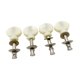 thumbnail image 4 of Clavijas de afinación para ukelele, piezas de instrumentos, estilo clásico, de hierro y ABS, para máquinas plata y blanco, 4 of 9