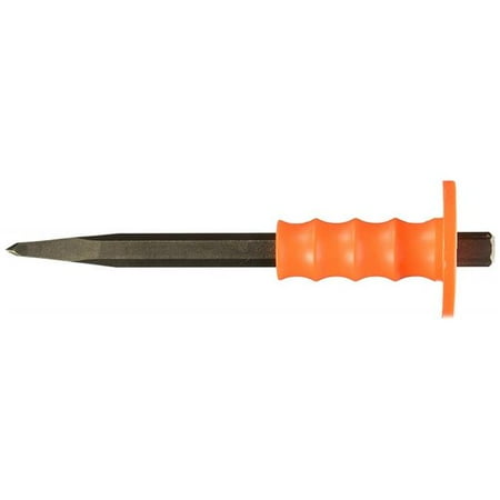 Mayhew Chisel - MAYHEW SELECT 80205 Handguarded Bullpoint Chisel,12in L