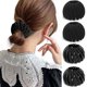 thumbnail image 1 of 4 pinzas mágicas para el pelo con forma de nido de pájaro, accesorios expandibles para hacer moños de pelo para mujeres, pinzas para el pelo para cabello fino, grueso y rizado, pasadores de plástico p, 1 of 5