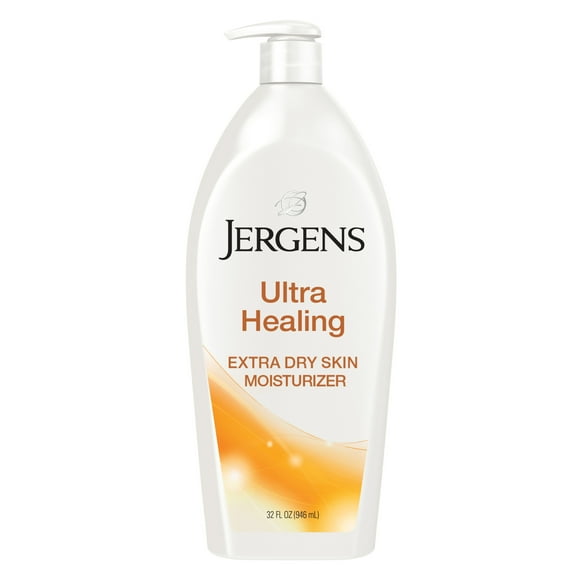 Jergens Ultra Healing Hand And Body Lotion Dry Skin Moisturizer, Vitamins C, E, B5, 32 Oz