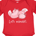 thumbnail image 4 of Inktastic Let's Relaxolotl with Cute Sleeping Axolotls Boys or Girls Long Sleeve Baby Bodysuit, 4 of 5