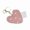 Pink, variant on Delicate Key Chain with Soft Love Heart Pendant Fashionable Heart Keyrings