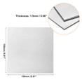 thumbnail image 2 of Uxcell 150mm x 150mm x 1.5mm Rectangle 6061 Aluminum Sheet Flat Metal Plate Stock, 2 of 5