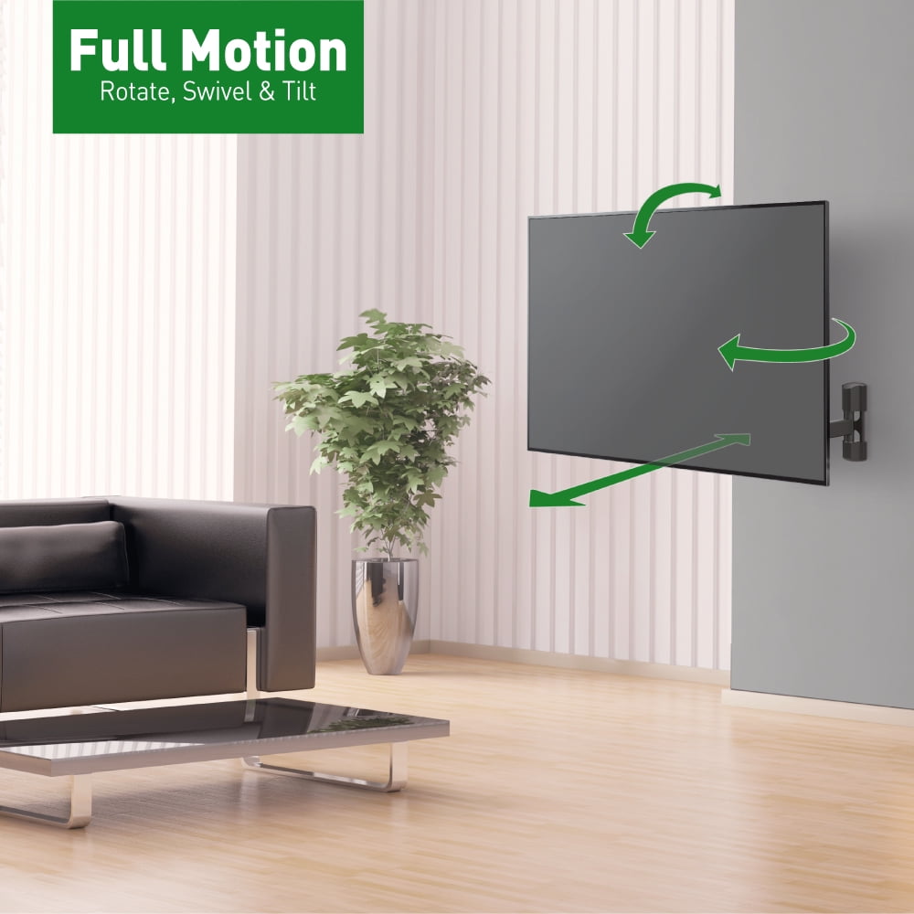 Barkan Full Motion TV Wall Mount 13 - 65 inch Patented Various Screens Fit Premium Lifetime Warranty