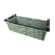 thumbnail image 3 of Cesta de almacenamiento organizadora para gabinete, apilable, rectangular, decorativa Verde, 3 of 9