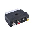 thumbnail image 1 of Adaptador SCART macho a 3 RCA hembra TV AV S-Video Conector de interruptor de salida de entrada, 1 of 8