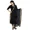Black, variant on Indian Crafts Women Chiffon Solid Long Indian Traditional Dupatta With Golden Lace Shawl Stole Chunni Scarf Wrap Stole