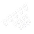 thumbnail image 3 of Redes de infusión para botellas, cubiertas para botellas colgantes, redes para botellas salinas (Color aleatorio), 15 Uds., 3 of 8