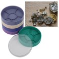 thumbnail image 4 of Caja de almacenamiento de accesorios de reloj Caja de almacenamiento de piezas de reloj Plástico premium 5 capas Organizar piezas pequeas Manualidades Escuela para el hogar Oficina TrabajoWatches Fyydes Descripción de la referencia, 4 of 6