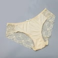 thumbnail image 4 of BKQCNKM Bra and Panty Sets for Women, Plus Size Bras for Women, Lace Underwear for Women, Lace Bras and Underwear Breathable Underwear Set, Plus Size Underwear for Women, Beige 90E, 4 of 4