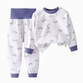 thumbnail image 3 of xaweyi Toddler Boys Girls Long Sleeve Jammies Two Piece Set Soft Comfortable Indoor Sleepers Size 2-4 Years, 3 of 7