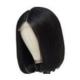 thumbnail image 3 of Stylish Bob Wig for Women - Short Hair Middle Part Hairstyle Set for Natural - Full Head Clavicle Length Wig for Girls, 3 of 5