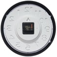 thumbnail image 3 of Infinity Instruments Raised Numeral Plastic 10.75" Indoor Wall Clock with Standard Arabic Numbers on Clock Face, Black, 3 of 7