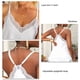 thumbnail image 5 of Camisola con cuello en V para mujer, camiseta sin mangas con ribete de encaje y tirantes finos, camiseta básica sin mangas para verano, 5 of 7