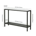 thumbnail image 6 of Evelyn&Zoe Rigan 46" Wide Rectangular Console Table, Blackened Bronze, 6 of 11