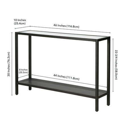 Camden&Wells - Rigan 46" Console Table - Blackened Bronze