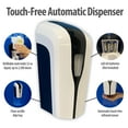 thumbnail image 6 of Automatic Sanitizer Dispenser Floor Stand Kit (Double-Sided Clean Your Hands Here Graphic Banner + Touch-free Dispenser) (24x78 (Large), Red), 6 of 6