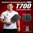 thumbnail image 6 of USAPA Approved Carbon Fiber Pickleball Paddles(16mm) Sandblasted Surface T700 Pickle Ball Rackets for All Skill Level Bubble, Set of 2 Paddles, 4 Balls, 6 of 12
