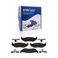 thumbnail image 5 of Detroit Axle - Brake Kit for 2006-2010 Dodge Ram 1500 2007-2009 Durango 2009 Chrysler Aspen, Front and Rear Disc Brake Rotors Ceramic Brake Pads w/Hardware Wheel Lug Nuts Replacement, 5 of 7