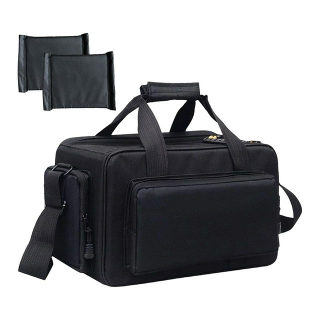 Bolsa de almacenamiento para cámara resistente al agua con correa para el hombro Estuche para fotografía Resistente a arañazos con 2 divisores