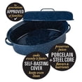 thumbnail image 4 of Limited Edition Large Covered Oval Roasting Pan, 18", Blue, 4 of 5