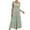 Green, variant on IROINNID Women's Sleeveless Prints Empire Dress Tank Splicing Dress Round Neckline Ankle-Length Dress
