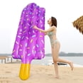 thumbnail image 5 of Sweet Dreams Pool Float Inflatable Ice Cream Bed for Relaxation Easy Inflate/deflate Eye-catching Design Compact Storage, 5 of 5