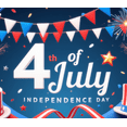 thumbnail image 4 of Red White Blue Banner Fourth of July Decoration Patriotic Theme Independence Day Banner for Party Celebration Outdoor Indoor Event, 4 of 8
